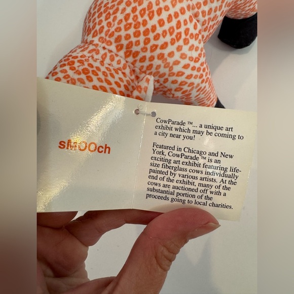 Westland Cow Parade Smooch Orange Bull 8” Plush Soft Toy Stuffed Animal - Picture 9 of 9